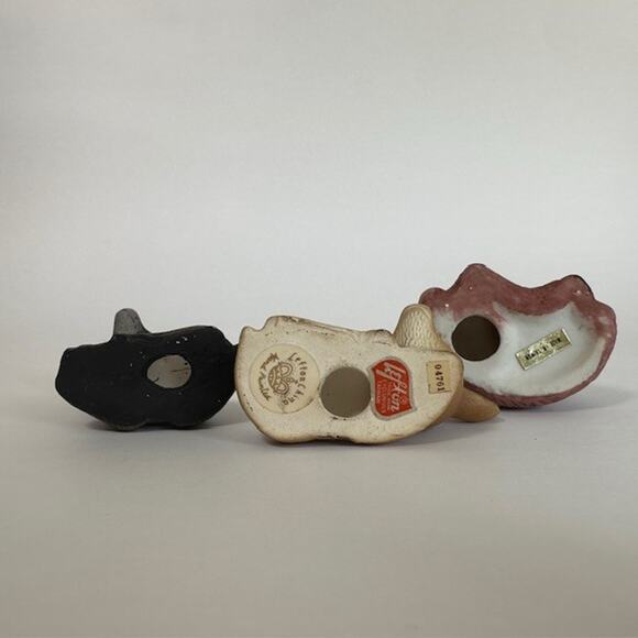 Lefton Figurine (1) Fawn/Deer (2) Unmarked Set, Animals Hand painted VTG - Picture 5 of 15